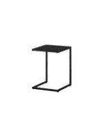MESA AUXILIAR T/CRISTAL MOD.TAMESIS NEGRO