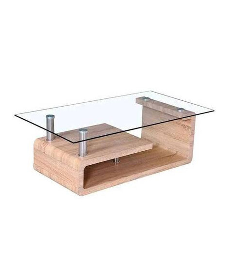 MESA CENTRO TAPA CRISTAL MOD.EVA CAMBRIA