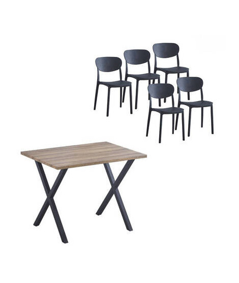CONJUNTO VIDEL MESA + 5 SILLAS