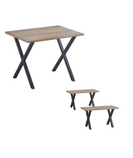 CONJUNTO VIDEL MESA + 2 TABURETES