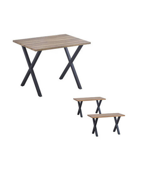 CONJUNTO VIDEL MESA + 2 TABURETES