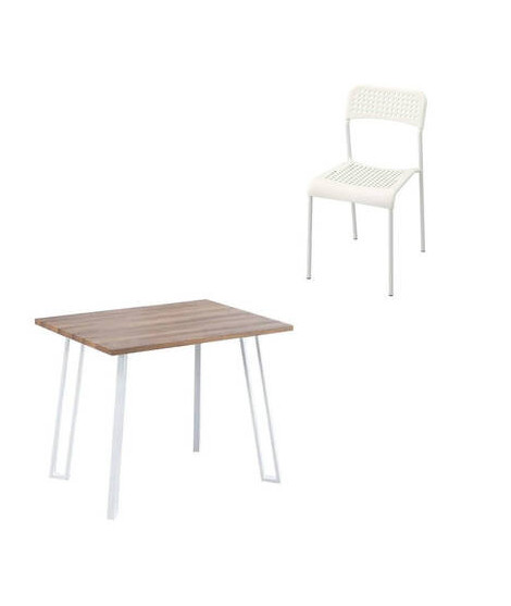 CONJUNTO JANSEN MESA + 5 SILLAS