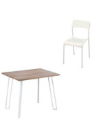 CONJUNTO JANSEN MESA + 5 SILLAS