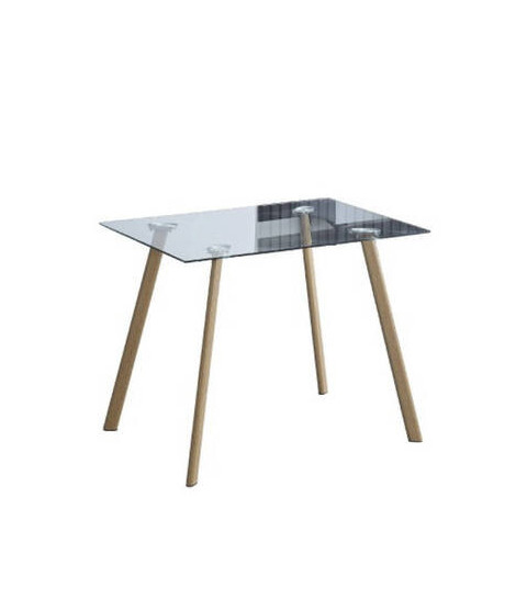 MESA COCINA T/CRIS P/METAL COLOR MADERA MOD.ACNES
