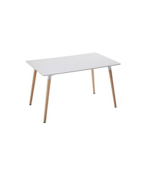 MESA COCINA 100CM P/MADERA MOD.DINAMARCA BLANCO