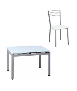 CONJUNTO MESA COCINA 70 + 4 SILLAS COCINA 20