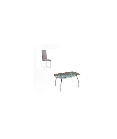 CONJUNTO MESA SAN + 6 SILLAS SAKURA MARENGO