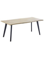 MESA COMEDOR FIJA T/MDF P/NEGRAS MOD.REGATTA CAMBRIA