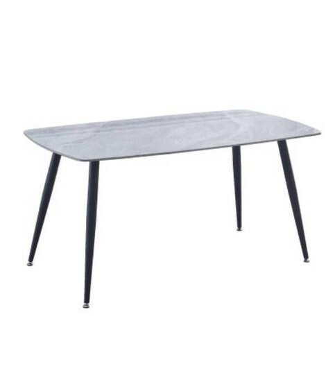 MESA COMEDOR FIJA T/CERAMICA 140 MOD.SANDER NEGRO