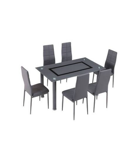 CONJUNTO MESA AXISS + 6 SILLAS MOD.AXISS