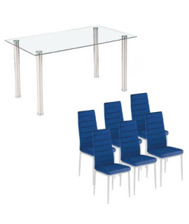 CONJUNTO MESA AVATAR X + 6 SILLAS MOD. AVATAR X