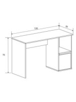 MESA ESTUDIO 1 PUERTA MOD. AURA BLANCO
