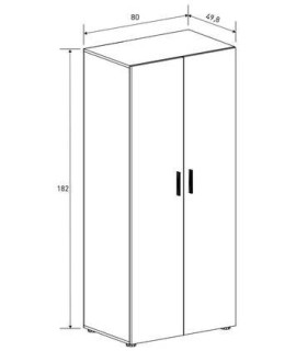 ARMARIO 2P. MOD. AURA BLANCO