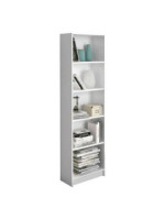 ESTANTERIA 5 BALDAS MOD. AURA BLANCO