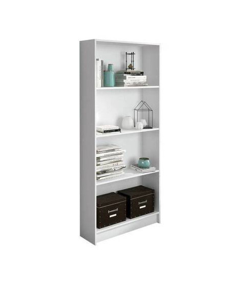 ESTANTERIA 4 BALDAS MOD. AURA BLANCO