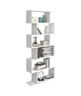 ESTANTERIA ASIMETRICA ALTA MOD. AURA BLANCO