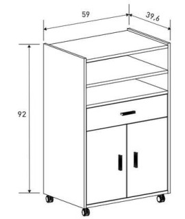 MUEBLE COCINA MOD. AURA BLANCO