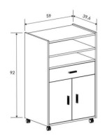 MUEBLE COCINA MOD. AURA BLANCO