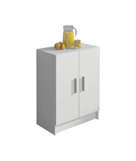 BAJO 2 PUERTAS MOD.AURA BLANCO