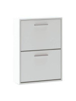 ZAPATERO 2 PUERTAS MOD. AURA BLANCO