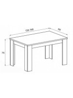 MESA EXTENSIBLE 140-200 MOD.CORFU CAÑON