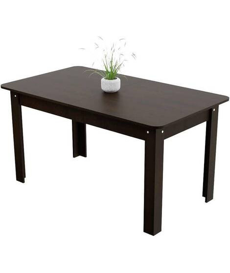 MESA COMEDOR FIJA 140X80 MOD.DALAS WENGUE
