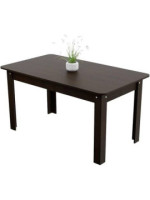 MESA COMEDOR FIJA 140X80 MOD.DALAS WENGUE