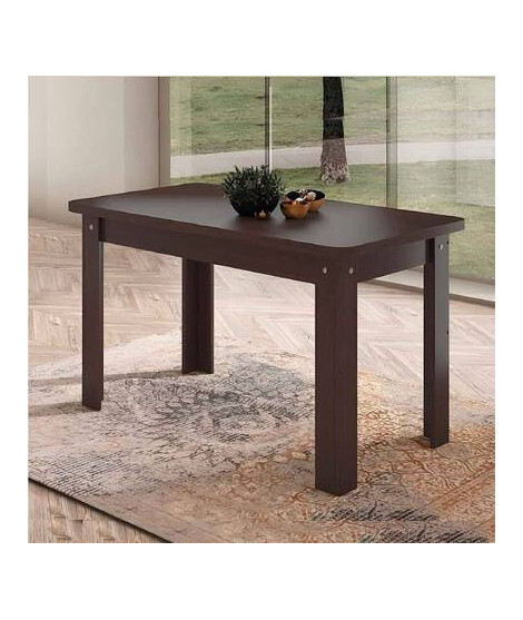 MESA COMEDOR FIJA 120X70 MOD.DALAS WENGUE