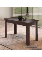 MESA COMEDOR FIJA 120X70 MOD.DALAS WENGUE