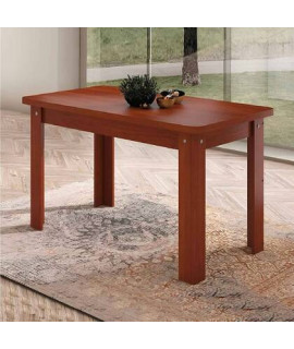 MESA COMEDOR FIJA 120X70 MOD.DALAS NOGAL