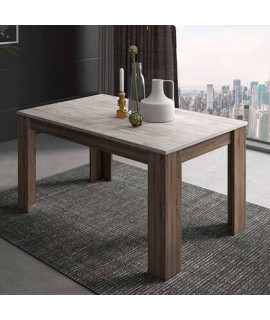MESA EXTENSIBLE MOD.LENA TRUFA-CAÑON BLANCO