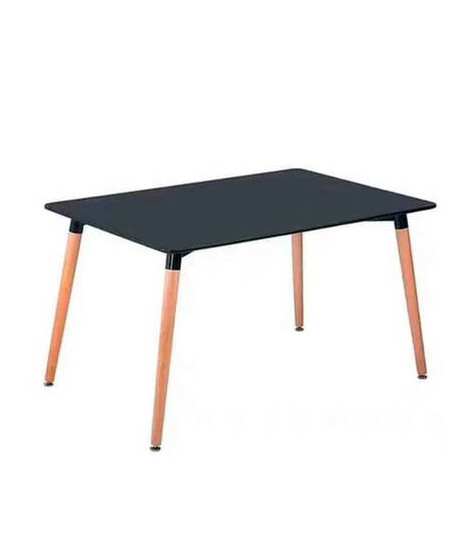 MESA RECTANGULAR 120CM P/MADERA DINAMARCA NEGRO