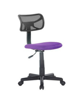 SILLA OFICINA MOD.SOF-06 VIOLETA-NEGRO