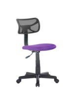 SILLA OFICINA MOD.SOF-06 VIOLETA-NEGRO