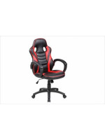 SILLA OFICINA MOD.SOF-14 NEGRO-ROJO
