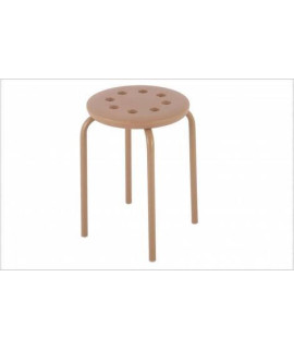 JUEGO 14 TABURETES BEIG+MARRON MOD.DUKAN