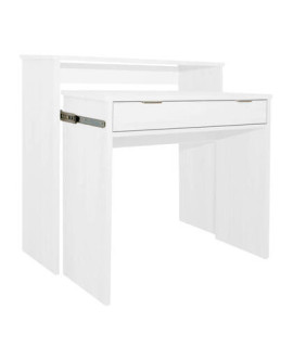 CONSOLA ESCRITORIO MOD.ALMANSA BLANCO