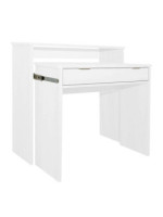 CONSOLA ESCRITORIO MOD.ALMANSA BLANCO