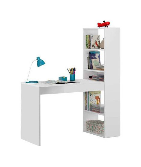 ESCRITORIO CON ESTANTERIA MOD.VILLENA BLANCO