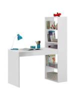 ESCRITORIO CON ESTANTERIA MOD.VILLENA BLANCO