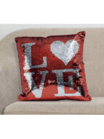 CAJA 25 UNID. COJIN MOD.LOVE COJIN ROJO