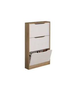 ZAPATERO 3 PUERTAS MOD.CHAMPION CAMBRIA-BLANCO