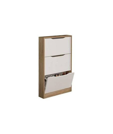 ZAPATERO 3 PUERTAS MOD.CHAMPION CAMBRIA-BLANCO