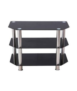 MESA TV 3/CRIS P/ACERO MANCHESTER NEGRO