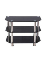 MESA TV 3/CRIS P/ACERO MANCHESTER NEGRO