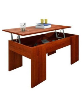 MESA CENTRO ELEVABLE MOD.GALA NOGAL