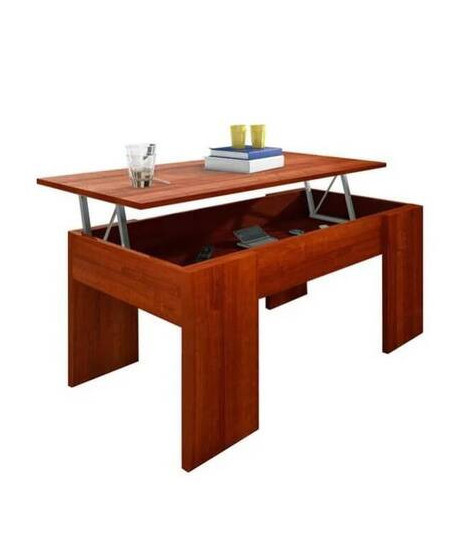MESA CENTRO ELEVABLE MOD.GALA NOGAL