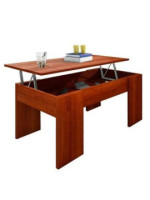 MESA CENTRO ELEVABLE MOD.GALA NOGAL