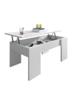 MESA CENTRO ELEVABLE MOD.GALA BLANCO