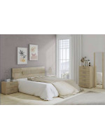 DORMITORIO CAB.LICA MOD.CORDOBA AMBIENTE 01EN COLOR PUCCINI-TEXTIL